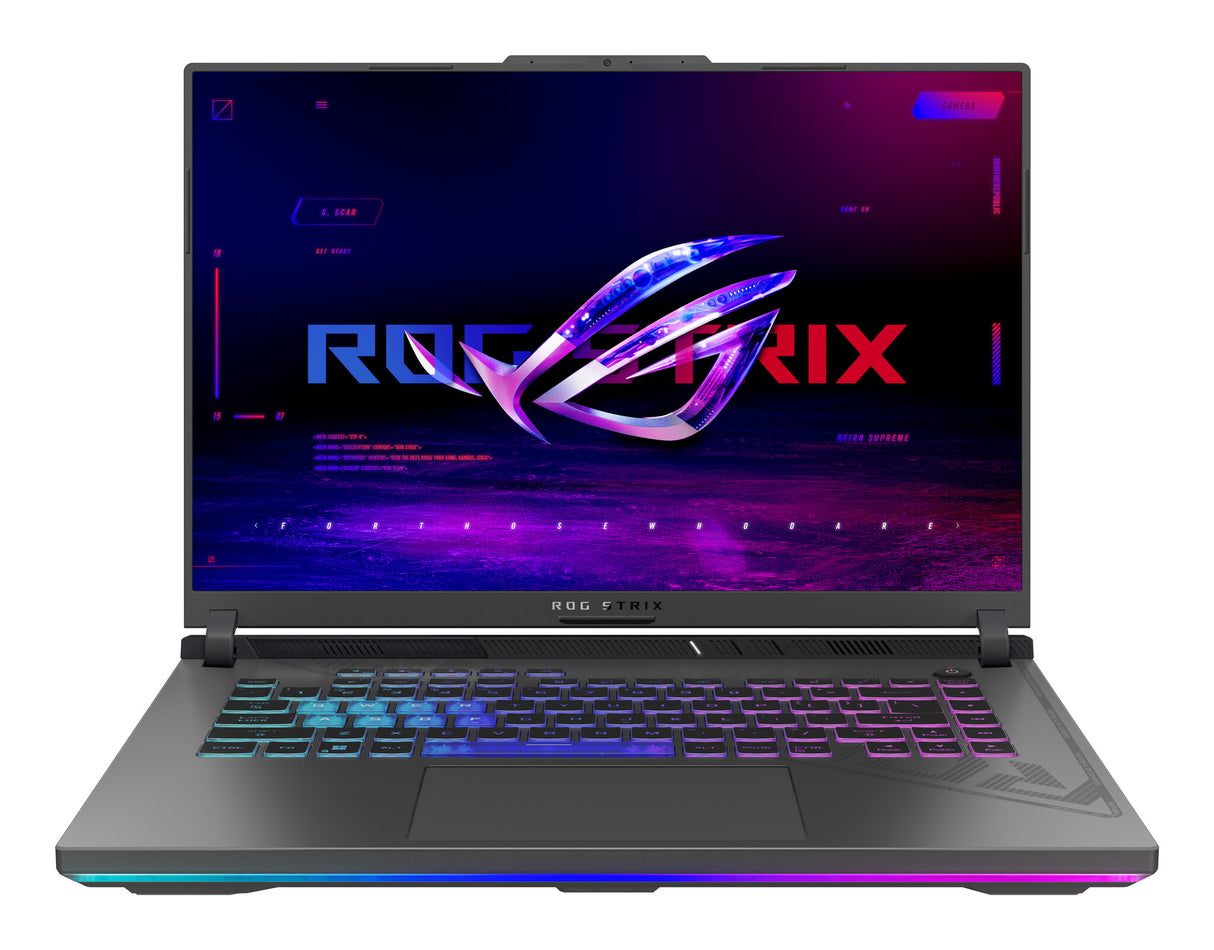 ASUS ROG Strix G16 G614PR-RV003W Copilot+ PC AMD Ryzen™ 9 7940HX Laptop 40.6 cm (16") WUXGA 32 GB DDR5-SDRAM 1 TB SSD NVIDIA GeForce RTX 5070 Ti Wi-Fi 6E (802.11ax) Windows 11 Home UK English Black, Grey