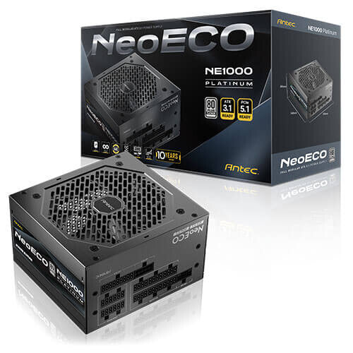 Antec NE1000 PLATINUM ATX3.1 power supply unit 1000 W 20+4 pin ATX ATX Black