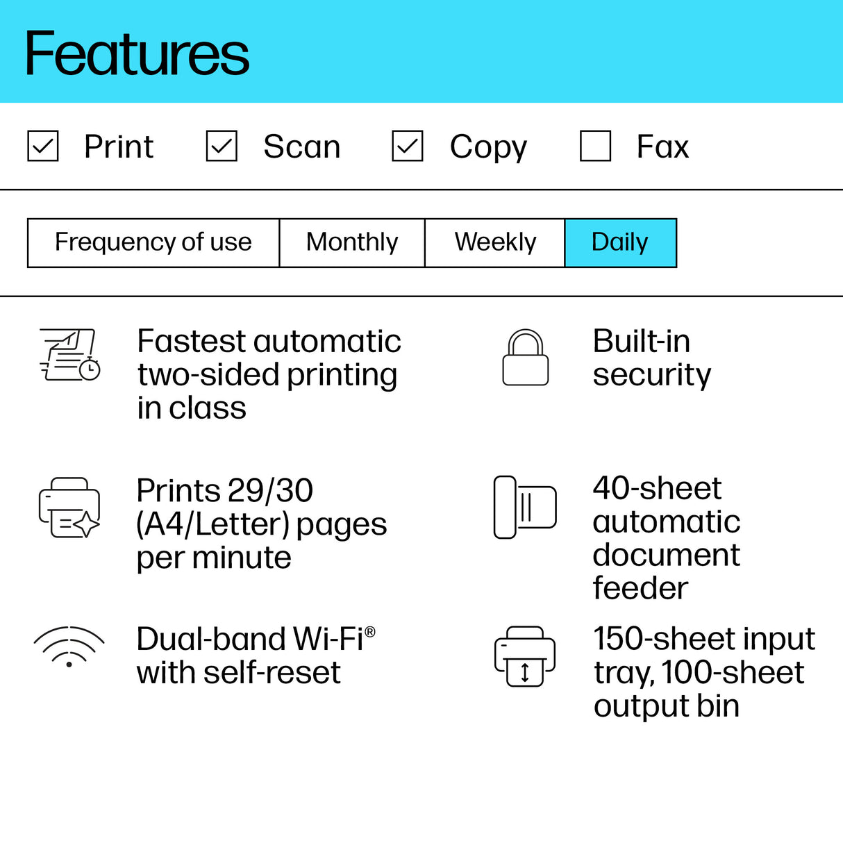 HP LaserJet MFP M234sdw Printer