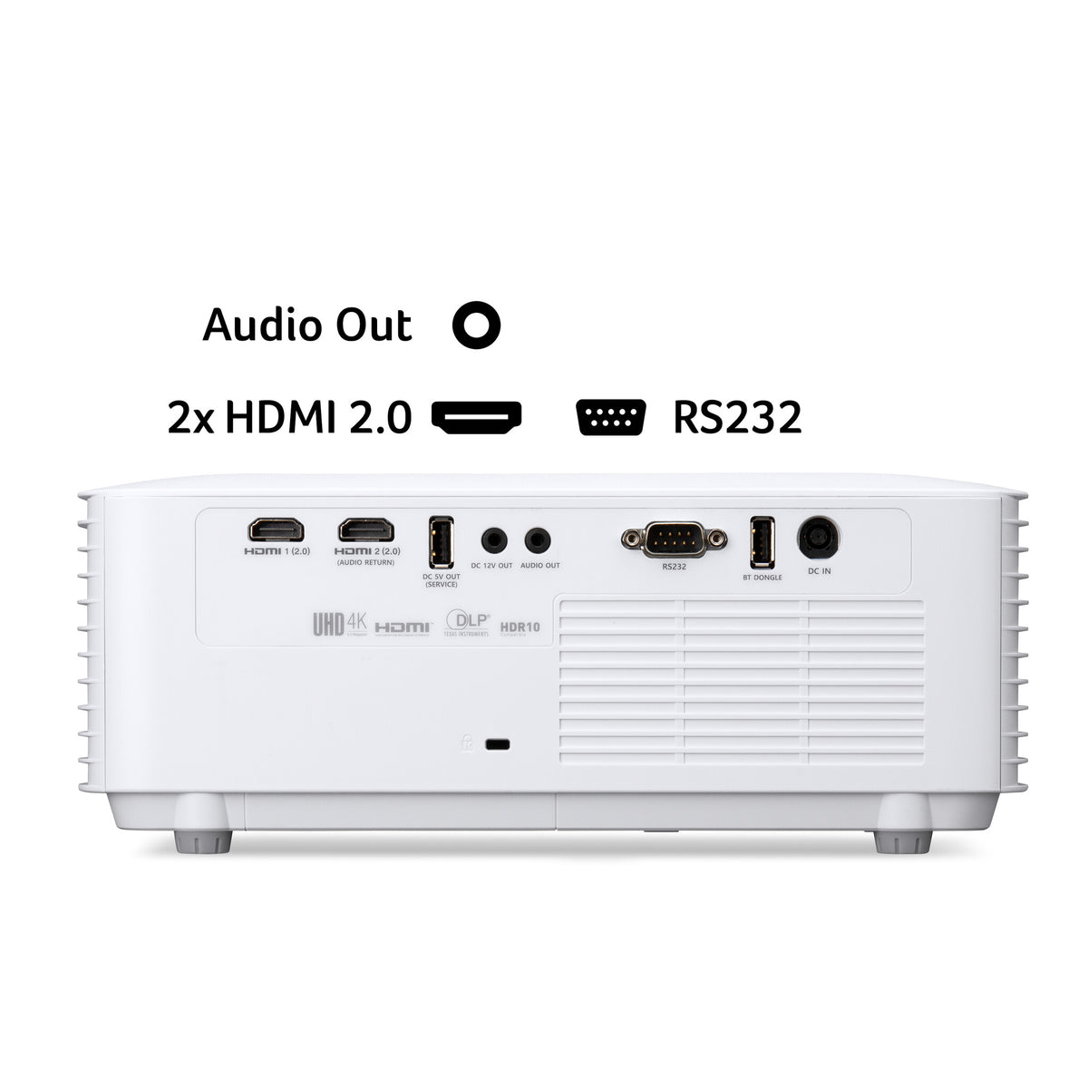 Acer Vero HL1820 - 4K Ultra HD (3840 x 2160), 5500 RGB Laser Lumens, 2000 ANSI Lumens, Projector