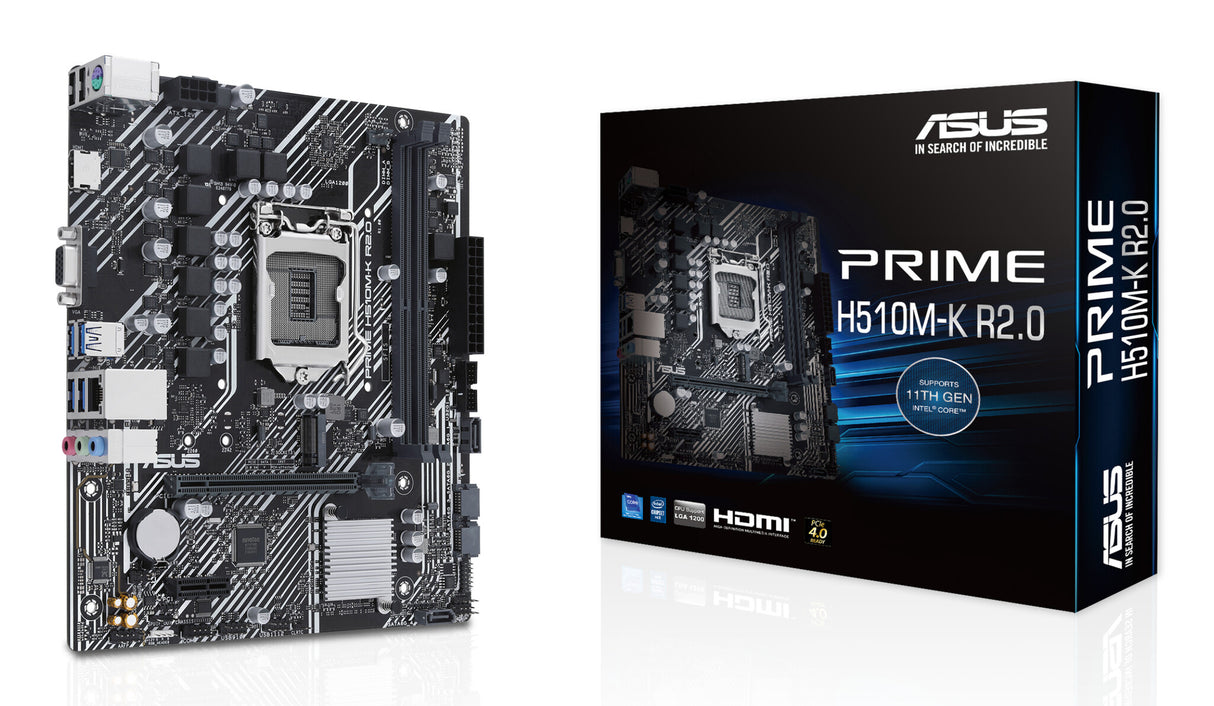 ASUS PRIME H510M-K R2.0 Intel H510 LGA 1200 (Socket H5) micro ATX