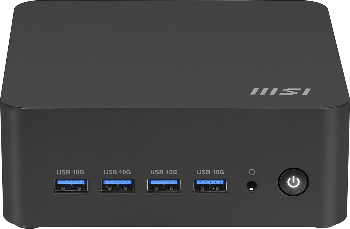 MSI Cubi Z AI 8M AMD Ryzen 7 8845HS, Desktop PC, SFF, Mini Computer, HTPC, (16GB RAM, 1TB Storage, Windows 11 PRO), AMD Radeon Graphics/DDR5/Dual HDMI/Dual LAN/WiFi 6E/BT 5.3/VESA