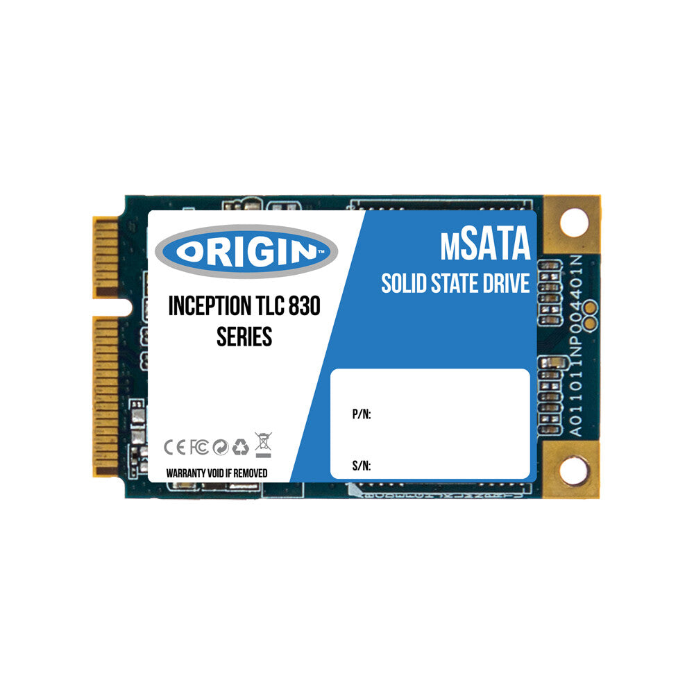 Origin Storage SKC600MS/1024G-OS internal solid state drive 1 TB mSATA Serial ATA 3D TLC