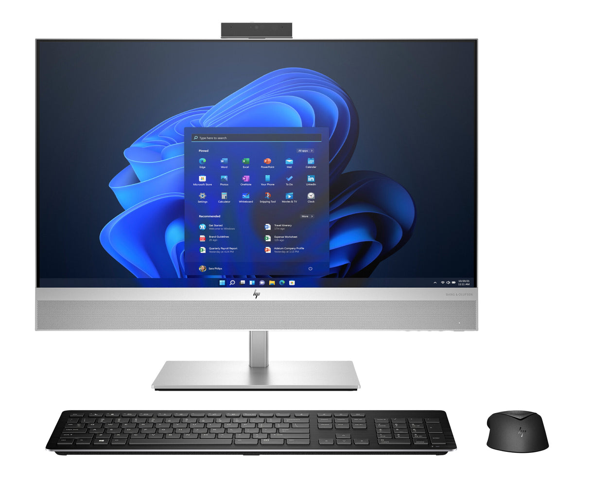 HP EliteOne 870 G9 All-in-One PC Wolf Pro Security Edition Intel® Core™ i7 68.6 cm (27") 2560 x 1440 pixels 16 GB DDR5-SDRAM 1 TB SSD Windows 11 Pro Wi-Fi 7 (802.11be) Silver