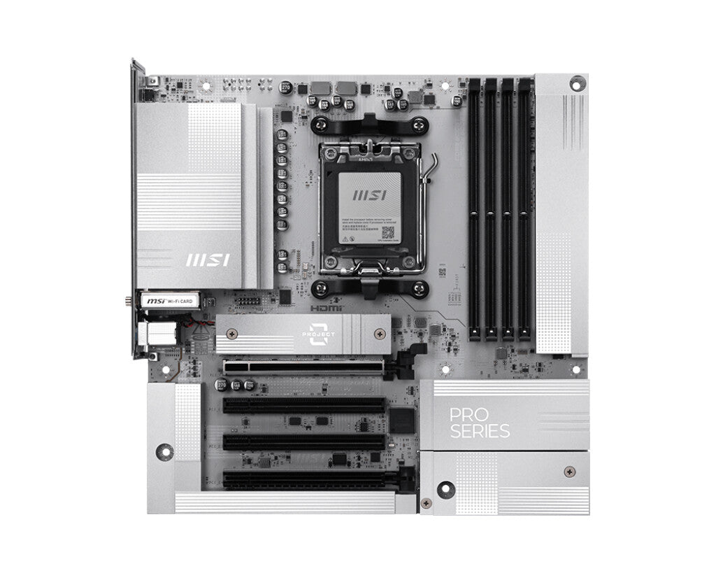 MSI AM5 PRO B850M-A WIFI PZ M-ATX AMD B850 Socket AM5 micro ATX
