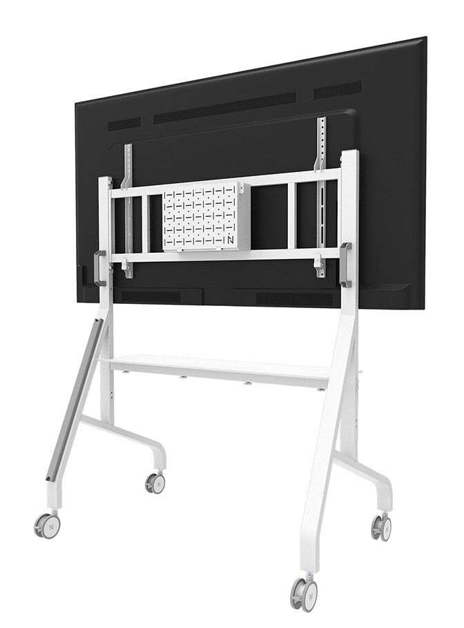 Neomounts FL50-575WH1 TV trolley 65-115" - fast installation - TÜV