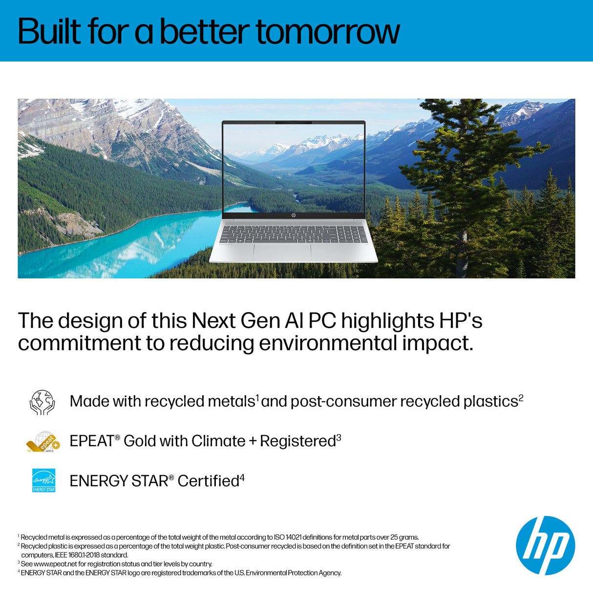 HP OmniBook 5 NGAI OmniBook 5 Next Gen AI 16-ag1007na Copilot+ PC AMD Ryzen™ AI 5 340 Laptop 40.6 cm (16") 2K 16 GB LPDDR5x-SDRAM 1 TB SSD Wi-Fi 6 (802.11ax) Windows 11 Home Silver