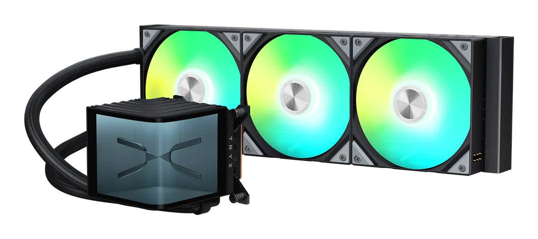 TRYX PANORAMA ARGB 360 Processor Liquid cooling kit 12 cm Black 1 pc(s)