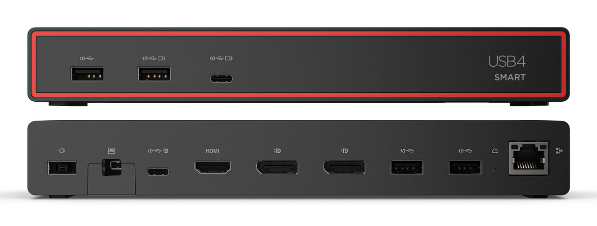 Lenovo ThinkPad USB4 Smart Dock 5500 with 135W Adapter Wired Black