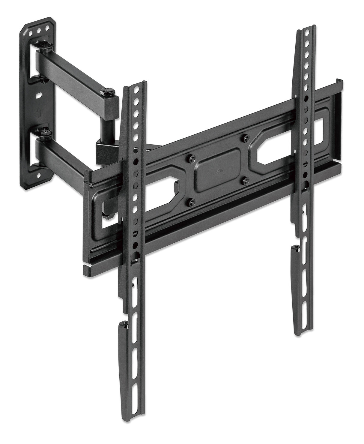 Manhattan Wall Mount for TV & Monitors (Full Motion), For screens 32" to 55", VESA compatability: all between 100x100mm and 400x400mm - check the dimensions of the four mounting holes on back of screen to ensure it fits, Max 35kg, Black, Bracket