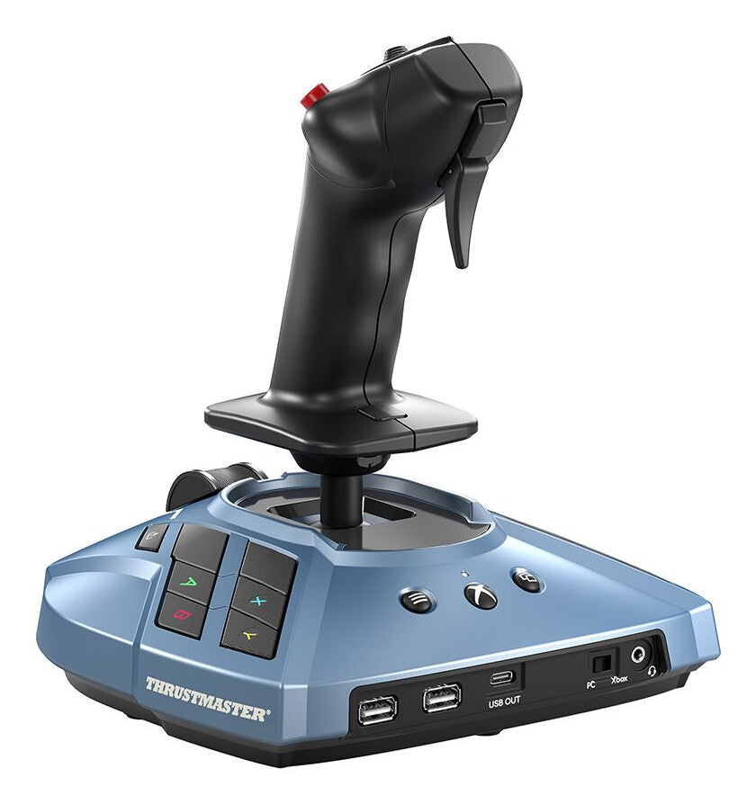 Thrustmaster TCA Sidestick X Airbus Edition Black, Blue USB Flightstick Analogue / Digital PC, Xbox Series S, Xbox Series X