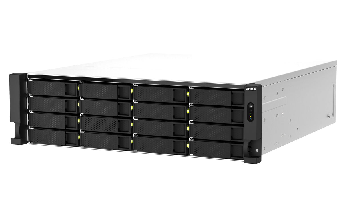 QNAP TS-h2287XU-RP NAS Rack (3U) Intel Xeon E E-2336 32 GB DDR4 0 TB QuTS hero Black, White