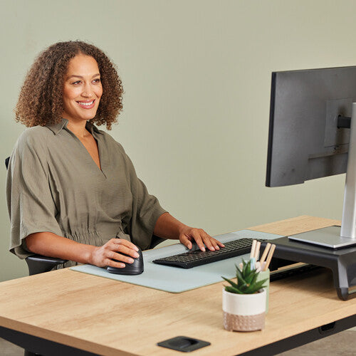 Fellowes Vertical Wireless Mouse Breyta Plus+ Ergonomic Left Handed Vertical Mouse with Antibacterial Protection Medium