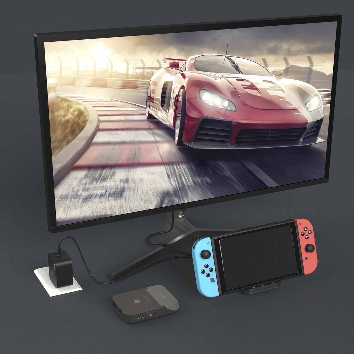 j5create JCD620 Mini Docking Station for Nintendo Switch™, Black