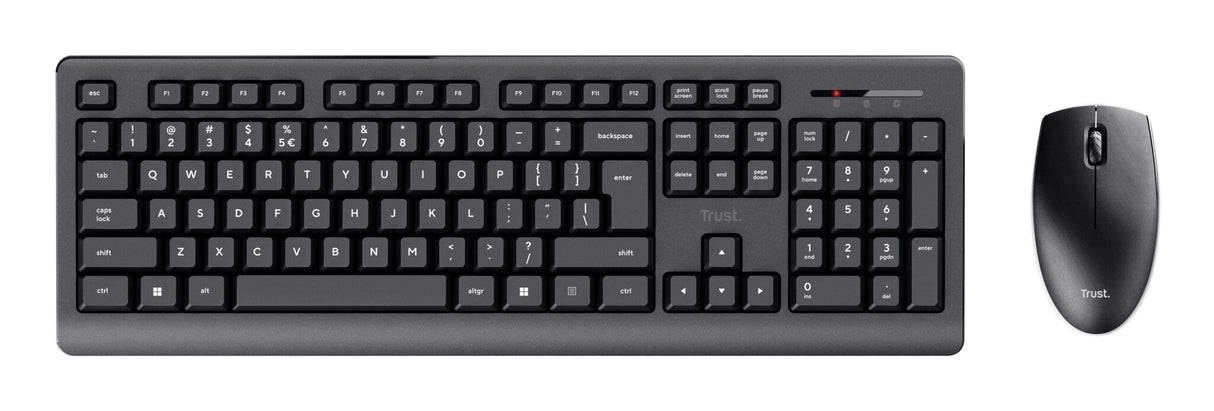 Trust Primo keyboard Mouse included Office RF Wireless QWERTY UK English Black