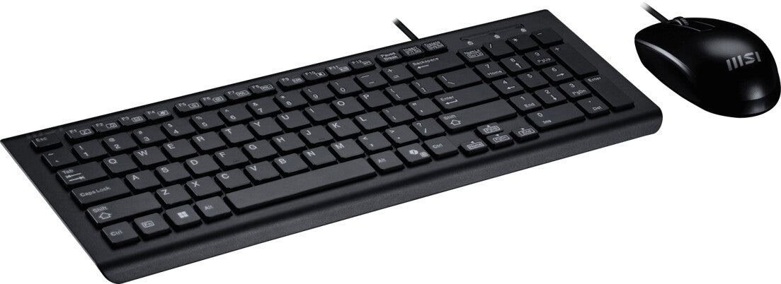 MSI USB Combo Copilot PRO_UK keyboard Mouse included Home/Office QWERTY UK English Black