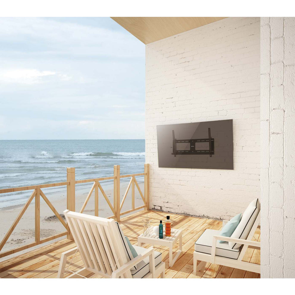 Manhattan Outdoor Wall Mount for TV & Monitors (Tiltable Anti Theft), For screens 37" to 65", VESA compatibility: all between 200x200mm to 600x400mm - check the dimensions of the four mounting holes on back of screen to ensure it fits, Max 80kg, Lockable,