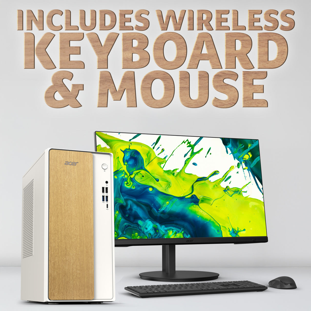 Acer Aspire TC-102 Tower Desktop - Intel Core 5-210H, 8GB, 512GB SSD, Integrated Intel Graphics, N/A, Windows 11, White