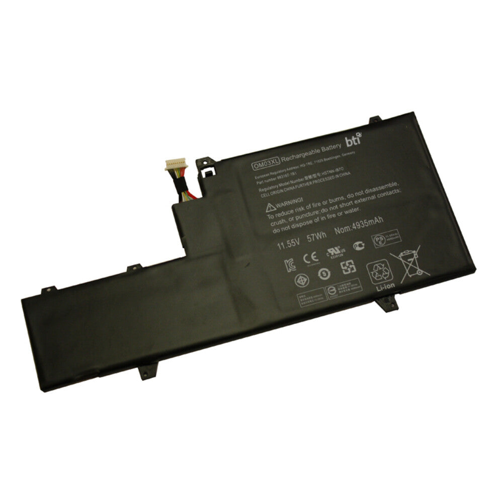 BTI OM03057XL-PL compatible 57Wh 3-cell battery for HP Elitebook X360 1030 G2