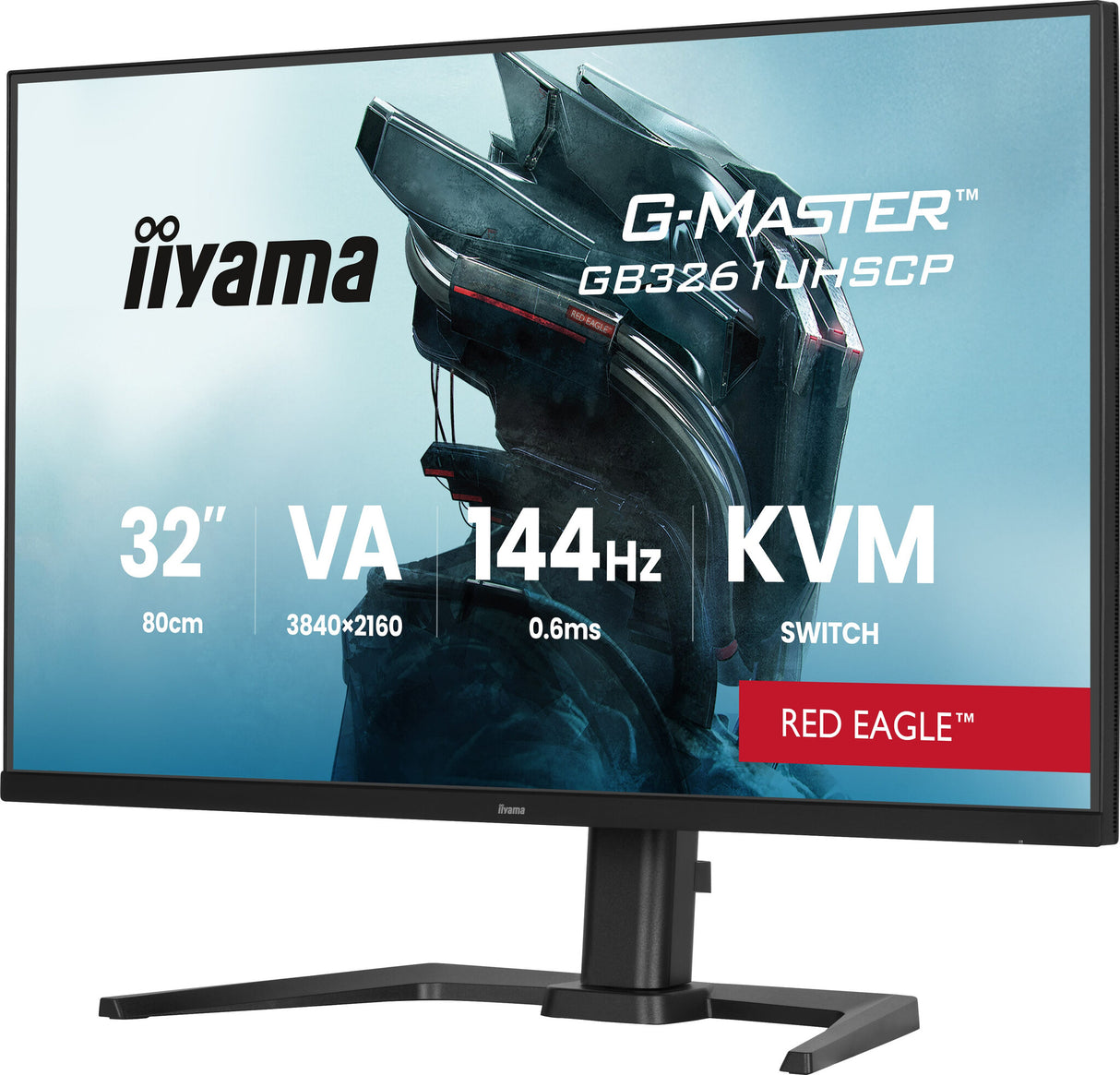 iiyama G-MASTER GB3261UHSCP-B1 computer monitor 80 cm (31.5") 3840 x 2160 pixels 4K Ultra HD LED Black