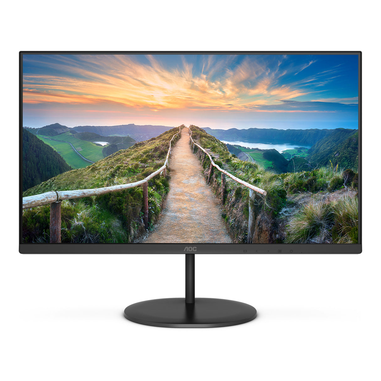 AOC V4 Q24V4EA computer monitor 60.5 cm (23.8") 2560 x 1440 pixels 2K Ultra HD LED Black
