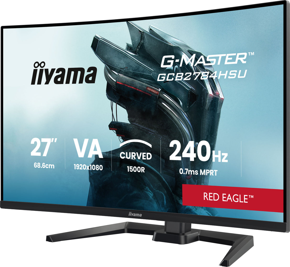 iiyama G-MASTER GCB2784HSU-B1 27" 240Hz computer monitor 68.6 cm (27") 1920 x 1080 pixels Black