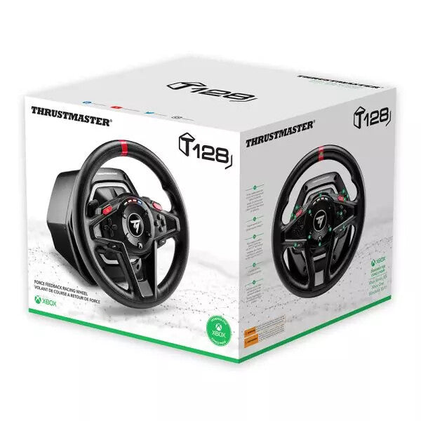 Thrustmaster T128 Black Steering wheel + Pedals PC, Xbox One, Xbox One S, Xbox One X, Xbox Series S, Xbox Series X