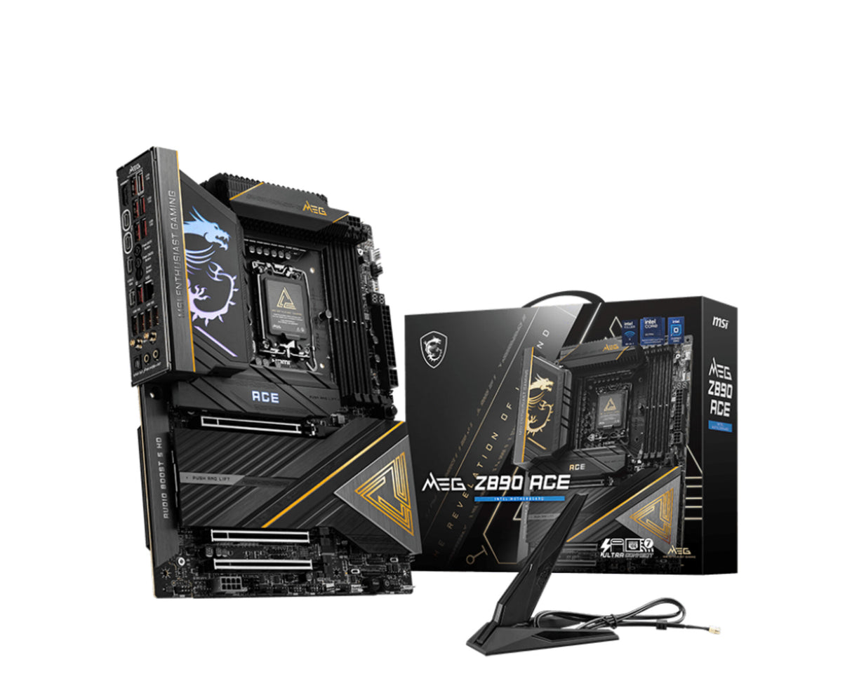 MSI MEG Z890 ACE motherboard Intel Z890 LGA 1851 (Socket V1) ATX