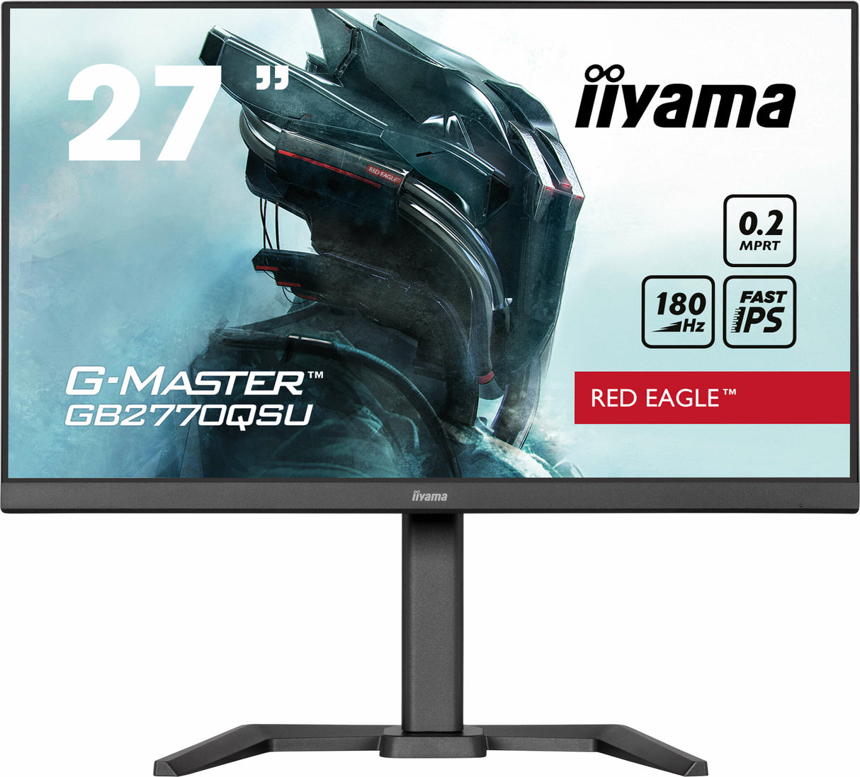 iiyama G-MASTER GB2770QSU-B6 computer monitor 68.6 cm (27") 2560 x 1440 pixels Wide Quad HD LCD Black
