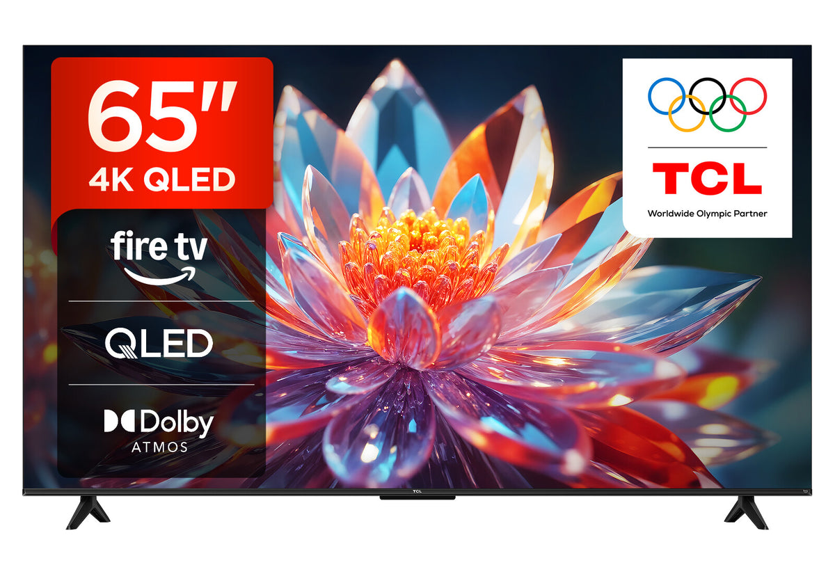 TCL T6C -UK 65 inch QLED 4K HDR 10+ Dolby Vision & Atmos Smart Fire TV