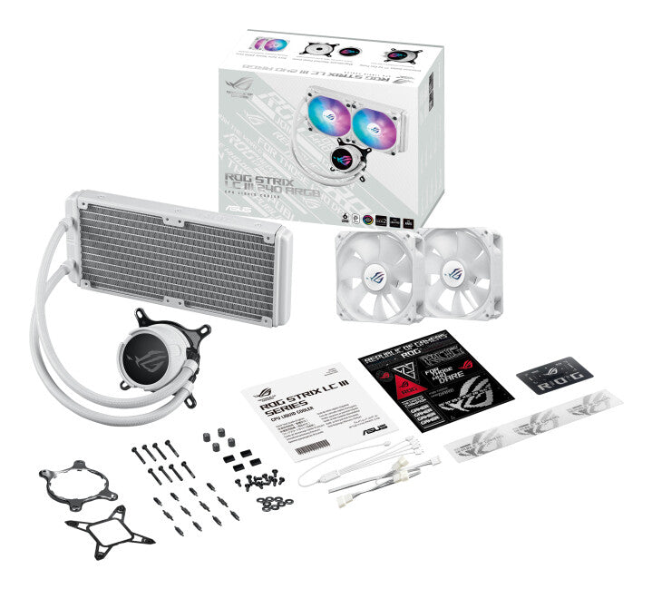 ASUS ROG Strix LC III 240 ARGB White Edition Processor Liquid cooling kit 12 cm