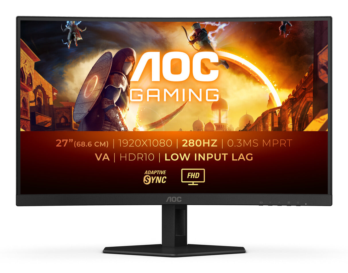 AOC G4 C27G4ZXE computer monitor 68.6 cm (27") 1920 x 1080 pixels Full HD LED Black, Grey