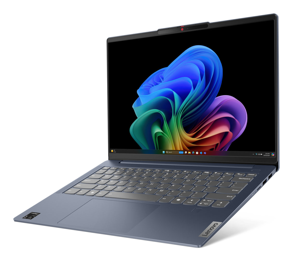 Lenovo IdeaPad Slim 5 14Q8X9 Copilot+ PC Snapdragon X1P-42-100 Laptop 35.6 cm (14") WUXGA 16 GB LPDDR5x-SDRAM 512 GB SSD Wi-Fi 7 (802.11be) Windows 11 Home UK English Blue