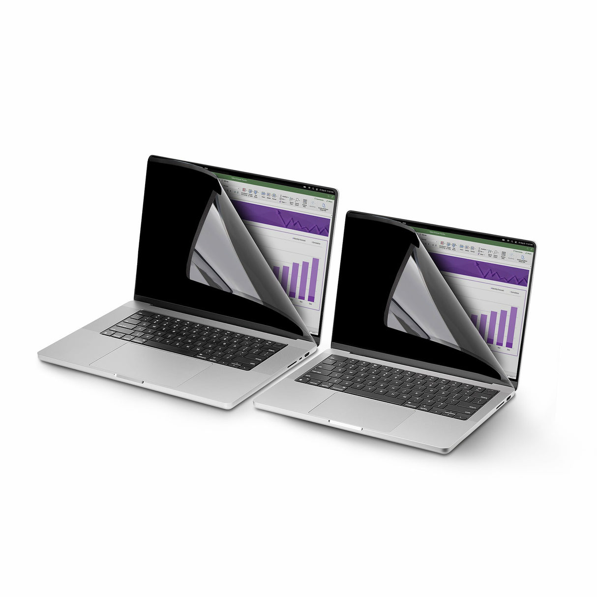 StarTech.com 14.1-inch 16:10 Flip-Up Privacy Screen with Touch, Anti-Glare Blue Light Filter, Laptop Monitor Screen Protector, +/- 30 Deg. View Angle