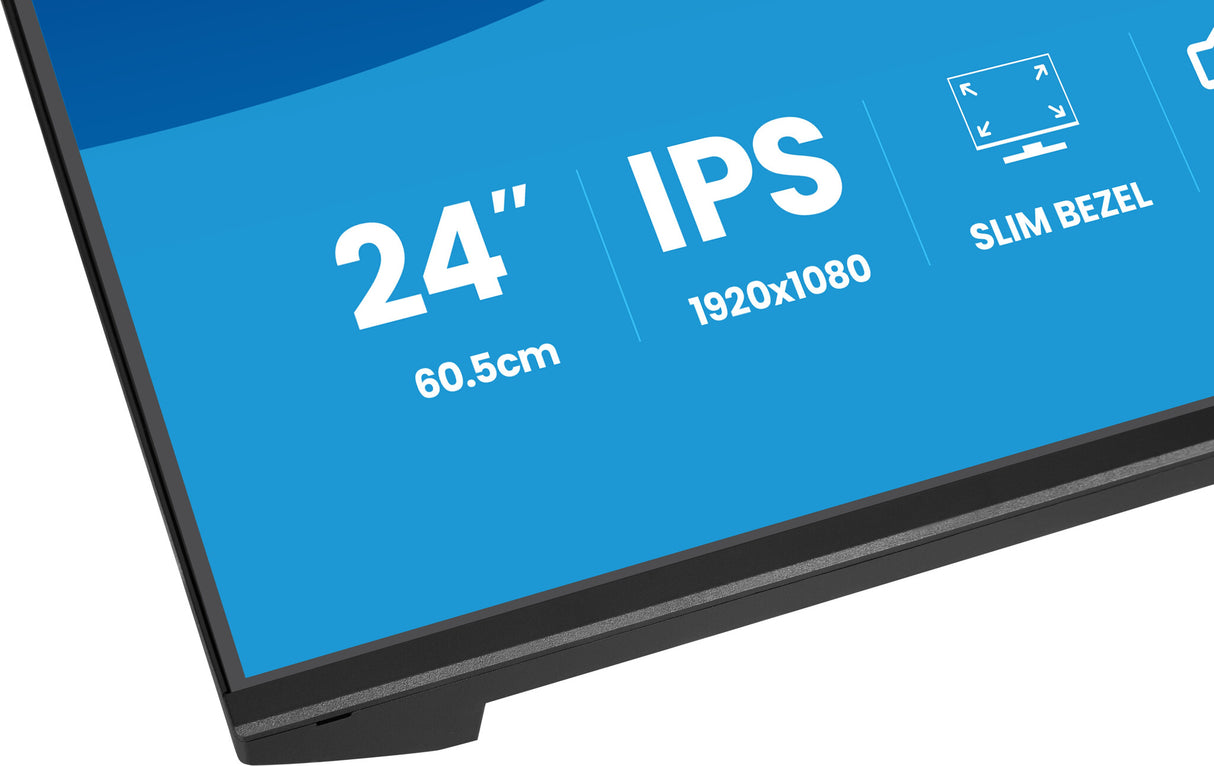 iiyama ProLite X2493HSU-B1 computer monitor 60.5 cm (23.8") 1920 x 1080 pixels Full HD LED Black