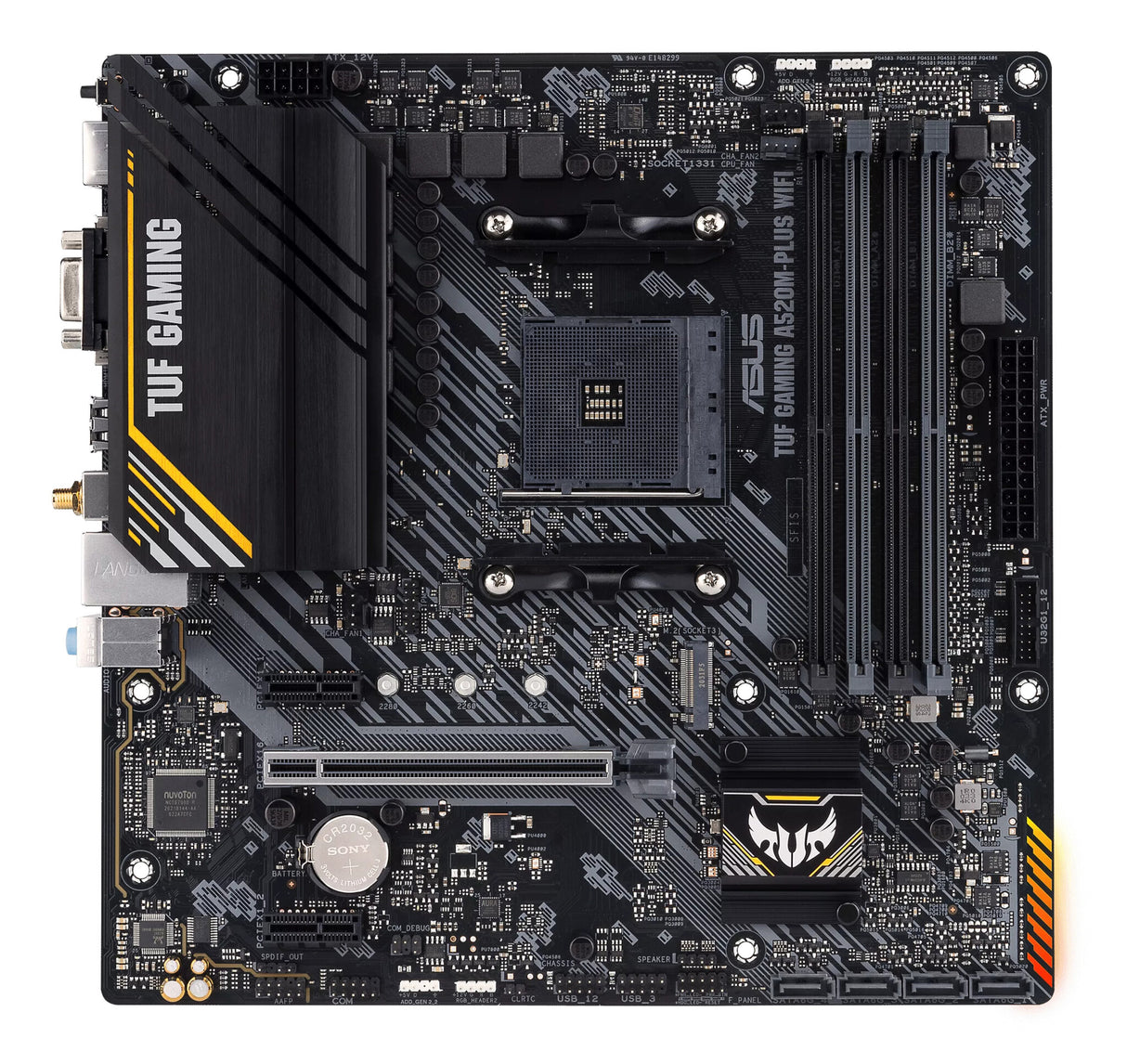 ASUS TUF GAMING A520M-PLUS WIFI AMD A520 Socket AM4 micro ATX