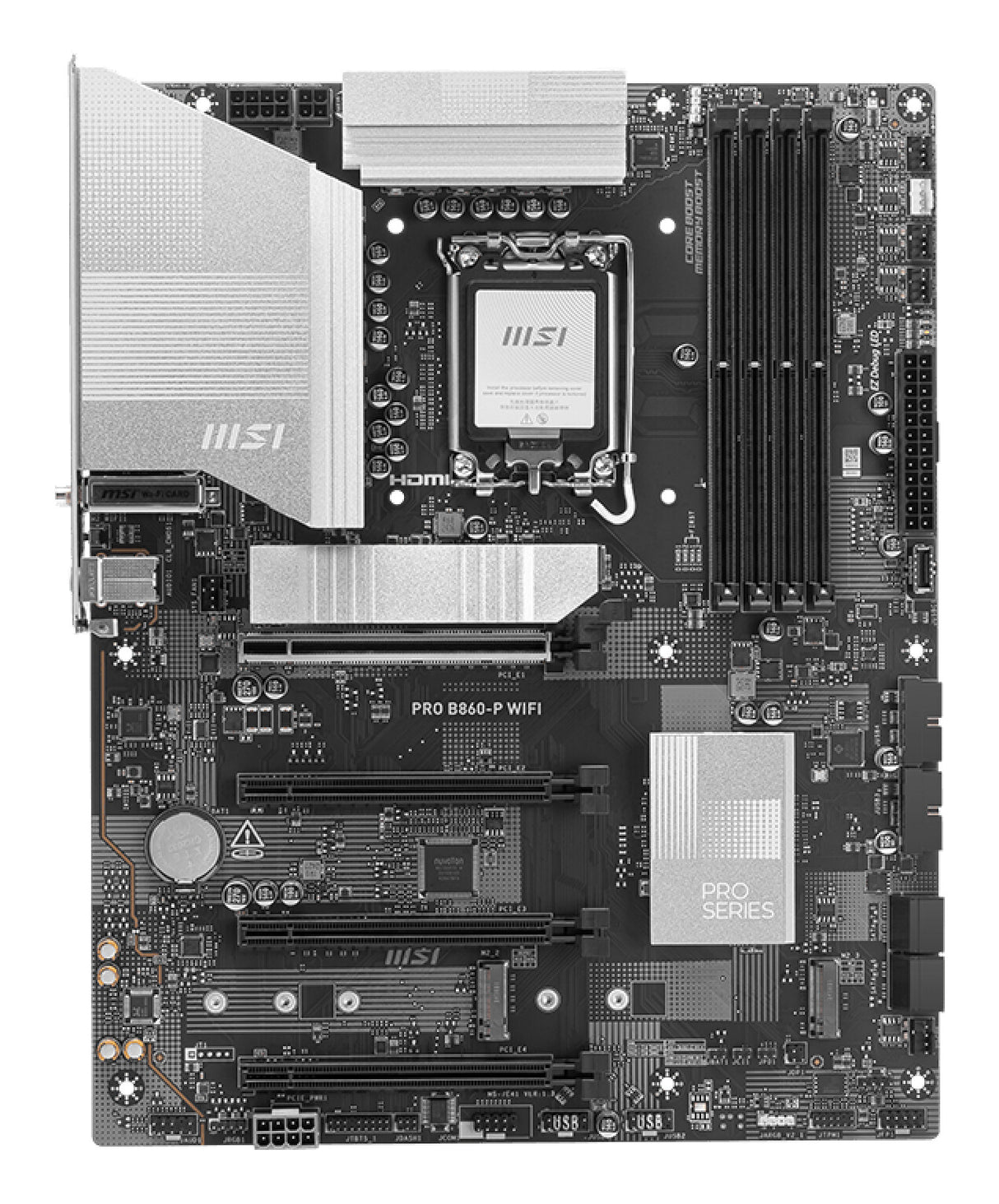 MSI PRO B860-P WIFI motherboard Intel B860 LGA 1851 (Socket V1) ATX