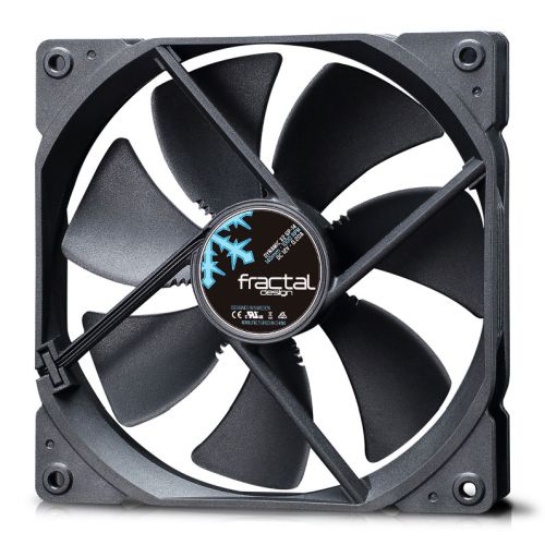 Fractal Design Dynamic X2 GP-14 140mm Case Fan, Long Life Sleeve Bearing, Counter-balanced Magnet, 1000 RPM, Black