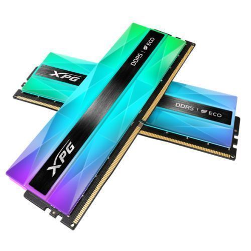 Adata Lancer Neon AX5U8000C3816G-DCLANRSG 32GB (2 x 16GB) DDR5 8000MHz, CL38, 1.45v, Silver RGB Eco System Memory, Using Eco-Friendly Material