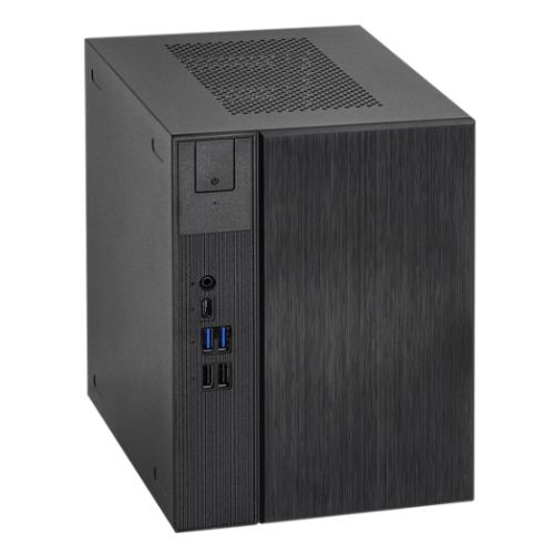 Asrock DeskMeet X600 Barebone PC, Mini ITX, AMD AM5, 4x DDR5, 2x SATA, 2x M.2, 2.5G LAN, USB-C, 500W PSU - No CPU, RAM, Storage or O/S