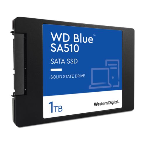 Disque SSD SATA WD Blue WDS100T3B0A SA510 1 To 3D NAND 2,5"