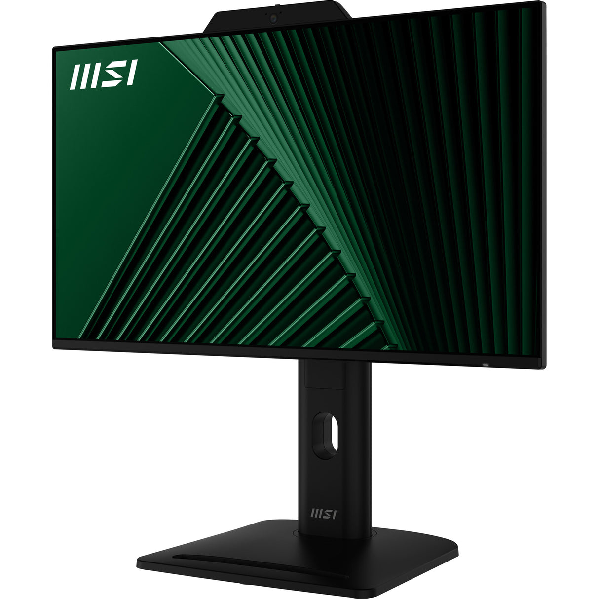 MSI Pro MP242PMG 23.8 Inch Monitor, FHD (1920 x 1080), 120Hz, IPS, 1ms, 1x HDMI 1.4b, 1x DP 1.2a, 1x D-Sub(VGA), 2xUSB 5Gbps Type-A, 1x USB 5Gbps Type-B, Built-in Speakers, Webcam, Anti-Glare, Anti-Flicker, Less Blue light, TÜV Certified, VESA, Kensington
