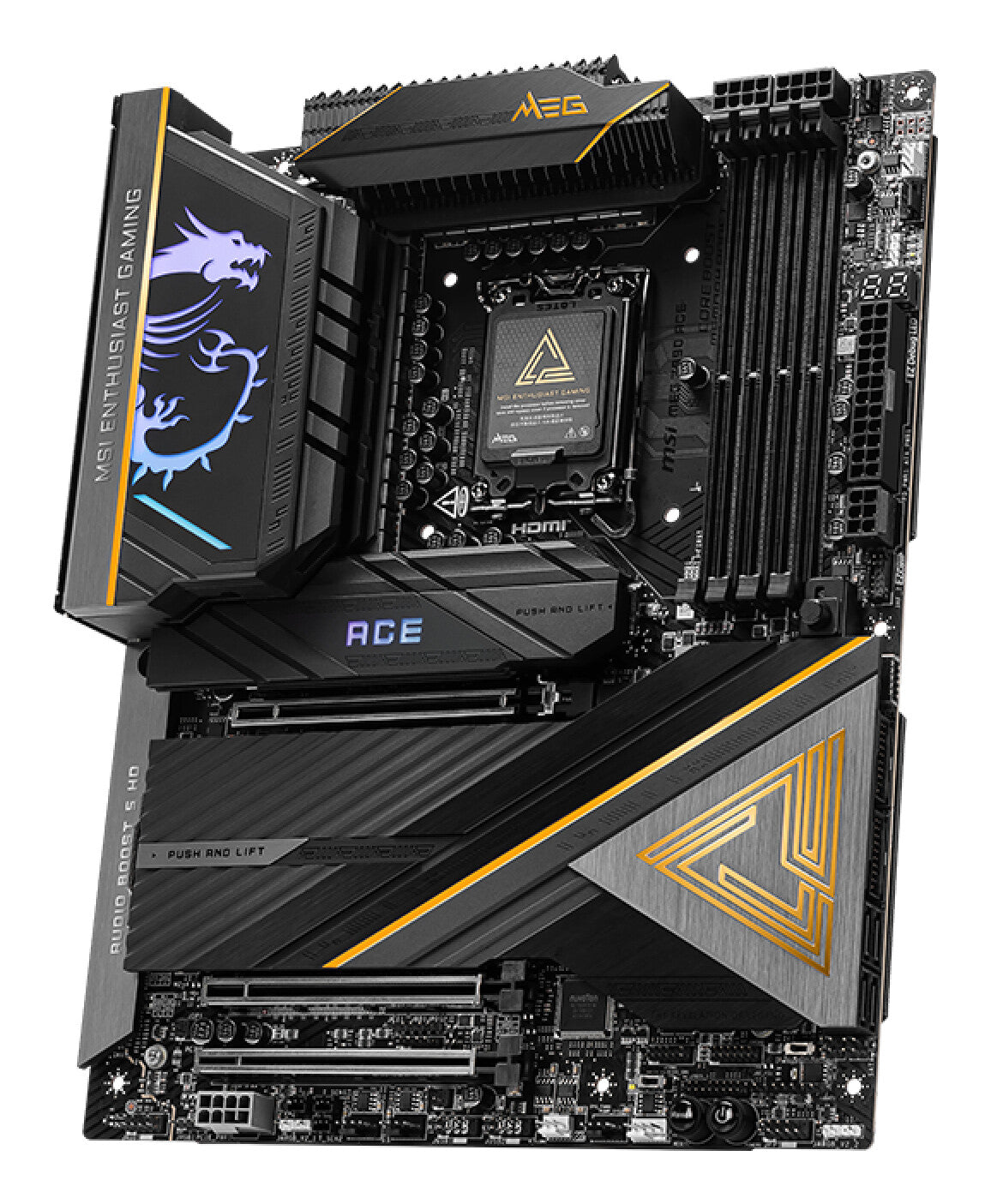 MSI MEG Z890 ACE motherboard Intel Z890 LGA 1851 (Socket V1) ATX