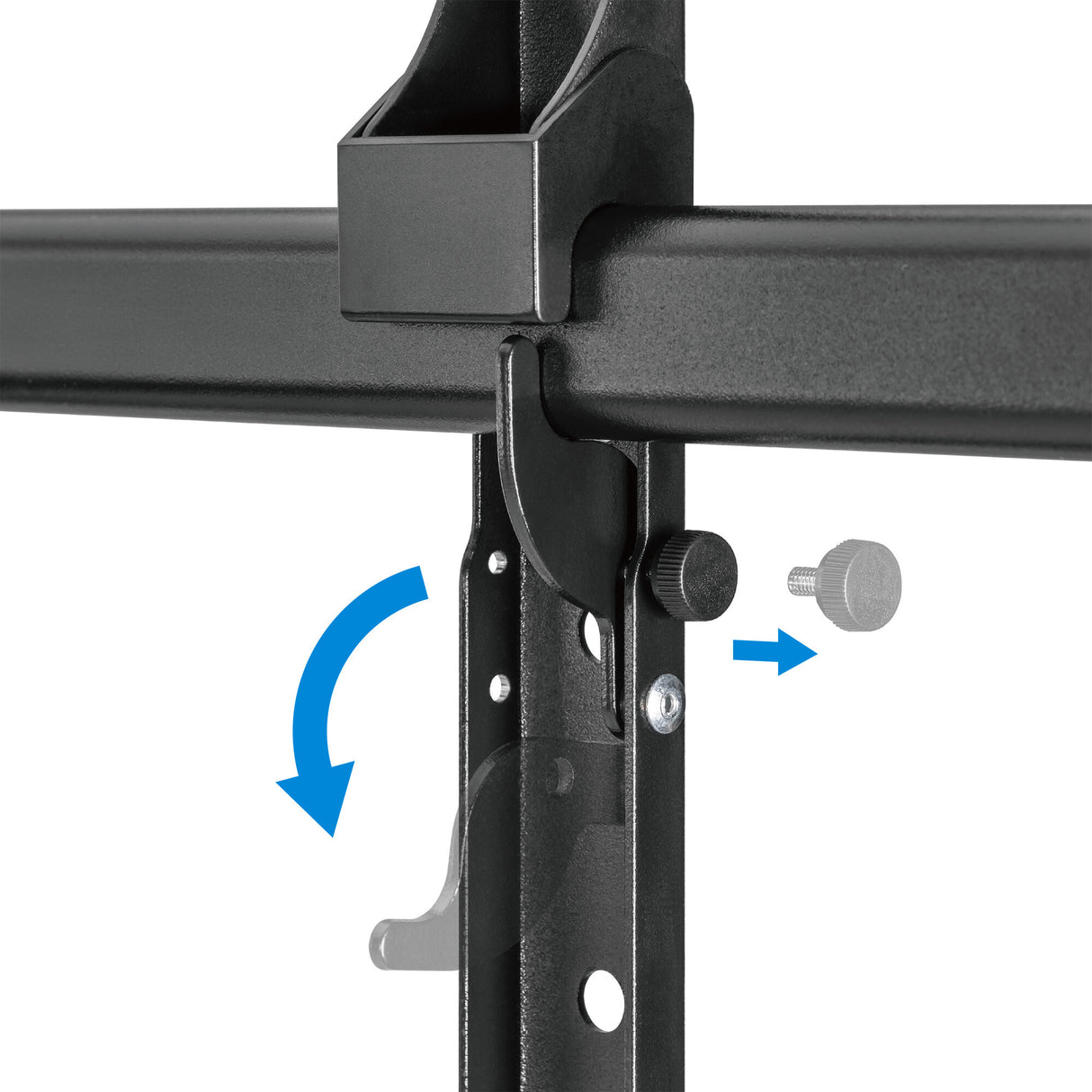 Manhattan Wall Mount for TV & Monitors (Full Motion), For screens 37" to 120", VESA compatability: all between 200x200mm and 900x600mm - check the dimensions of the four mounting holes on back of screen to ensure it fits, Max 120kg, Black, Bracket, Lifeti