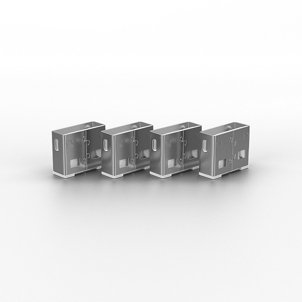 Lindy USB Port Blocker - Pack of 4, Colour Code: White