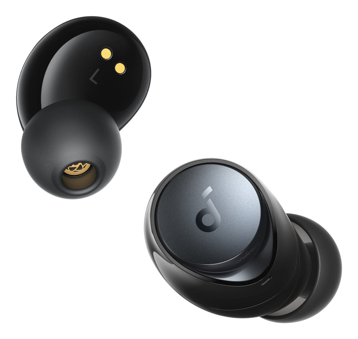 Anker Space A40 Adaptive Active Noise Canceling Wireless Earbuds, 50H Total Playtime, 10H Single Charge Playtime, LDAC Hi-Res Sound, Comfortable Fit, 6 Mics, Wireless Charge, Fast Charge
