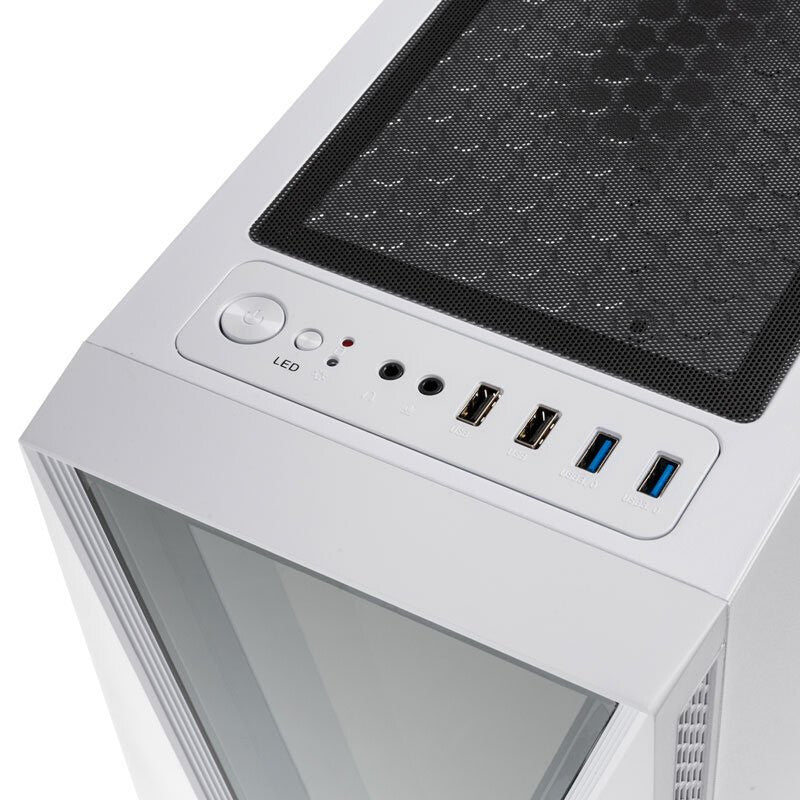 Kolink VOID WHITE computer case Midi Tower Black, White