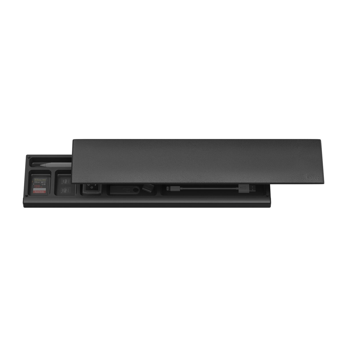Marvo Scorpion K002 Crest 60 Universal Padded Keyboard Wrist Rest Pad (Black)