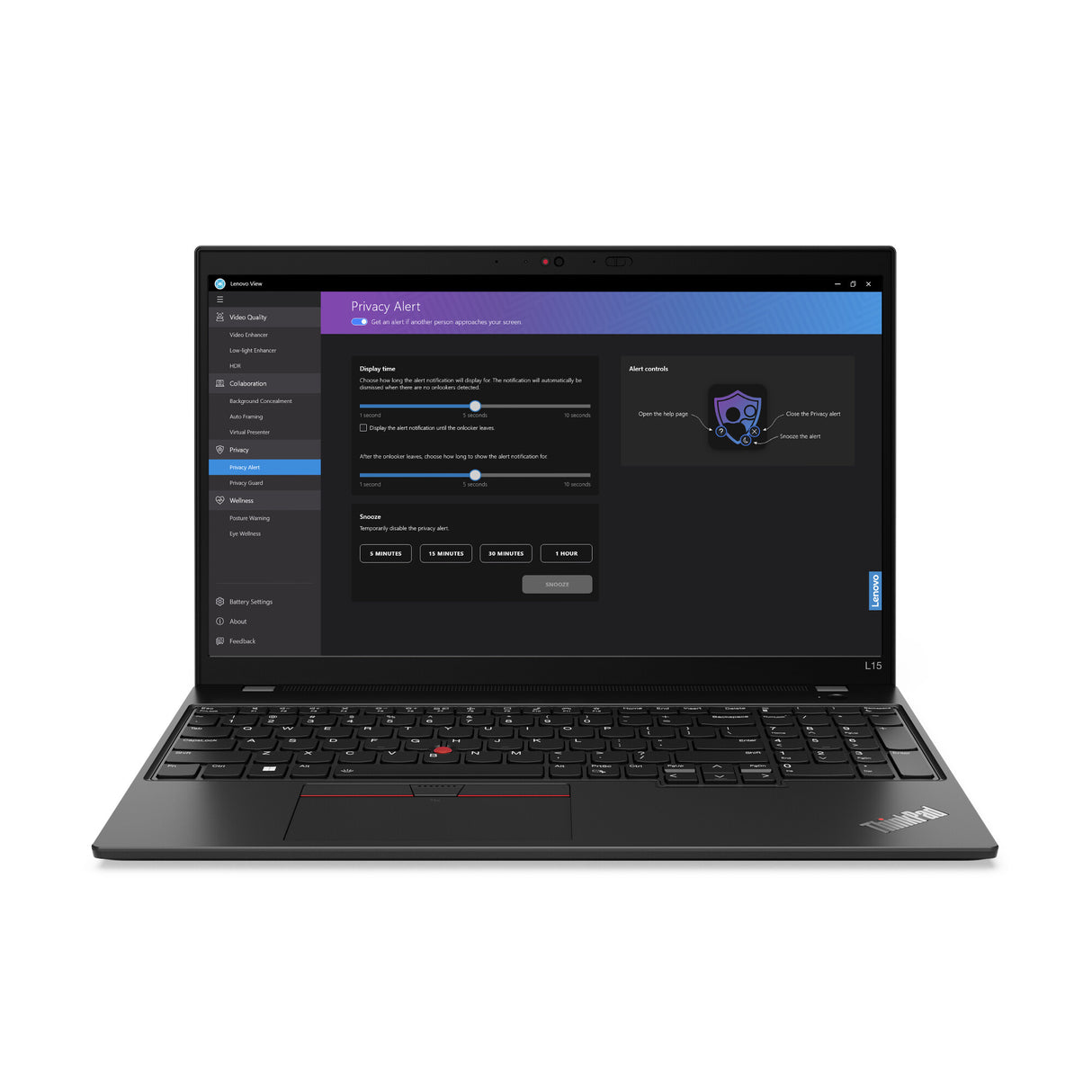 Lenovo ThinkPad L15 Gen 4 (Intel) Intel® Core™ i7 i7-1355U Laptop 39.6 cm (15.6") Full HD 16 GB DDR4-SDRAM 512 GB SSD Wi-Fi 6 (802.11ax) Windows 11 Pro UK English Black