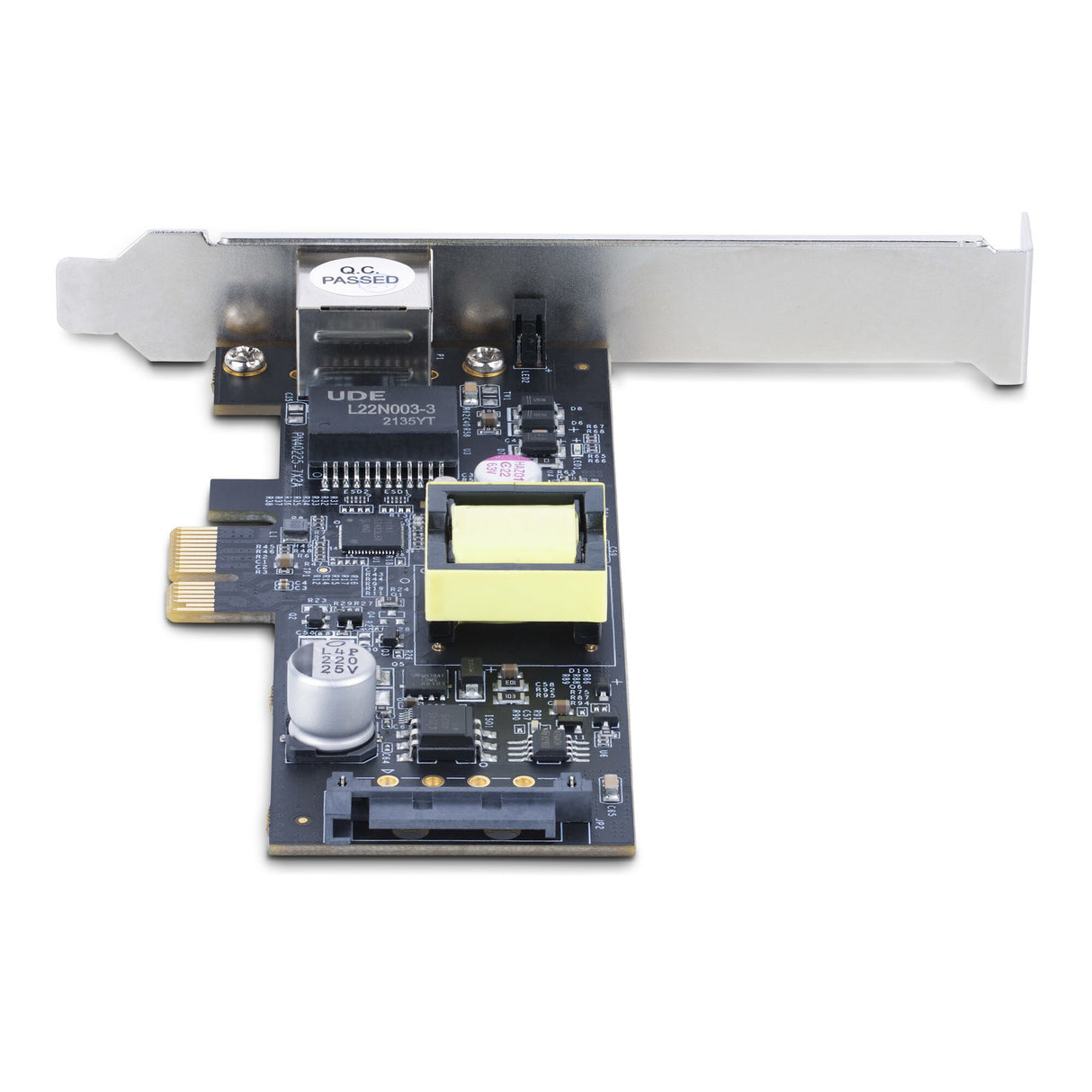 StarTech.com 1-Port 2.5Gbps NBASE-T PoE Network Card, Intel I225-V, 802.3af/at PoE+ Multi-Gigabit NIC, PCI Express Server LAN Card, SATA Powered Desktop Ethernet Interface - Supports Windows, Linux